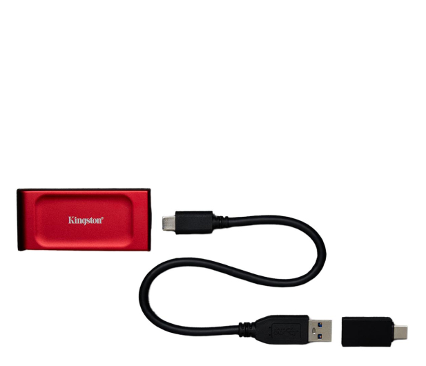 1TB Kingston XS1000 Red USB-C SXS1000R/1000G - 1270818 - zdjęcie 3